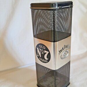 Jack Daniel’s Old Time No. 7 Brand Metal Mesh Tin embossed - Vintage hinged